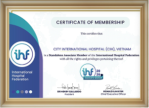 Chứng nhận thành viên IHF - City International Hospital
